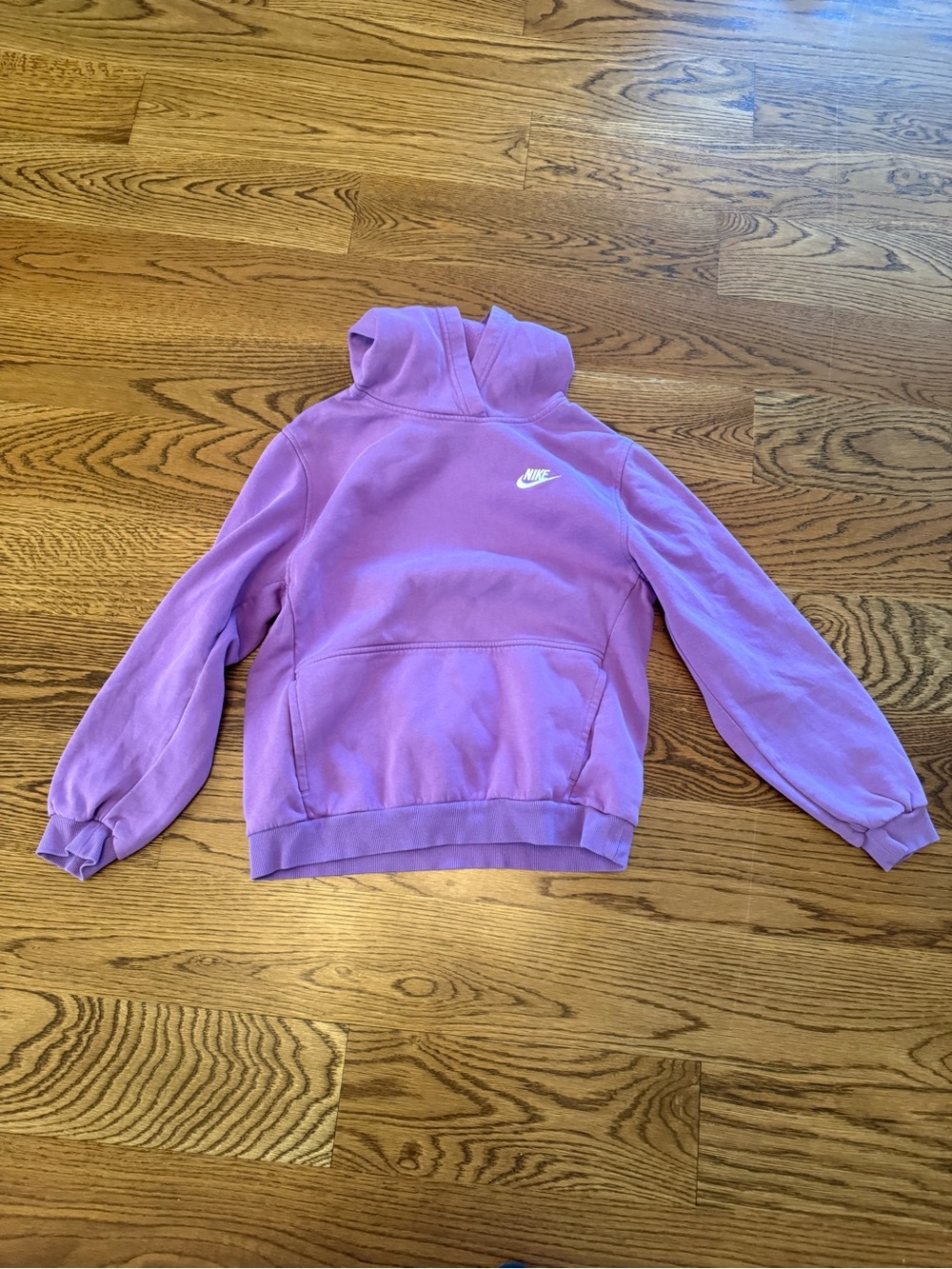 Nike Purple Hoodie with White Swoosh